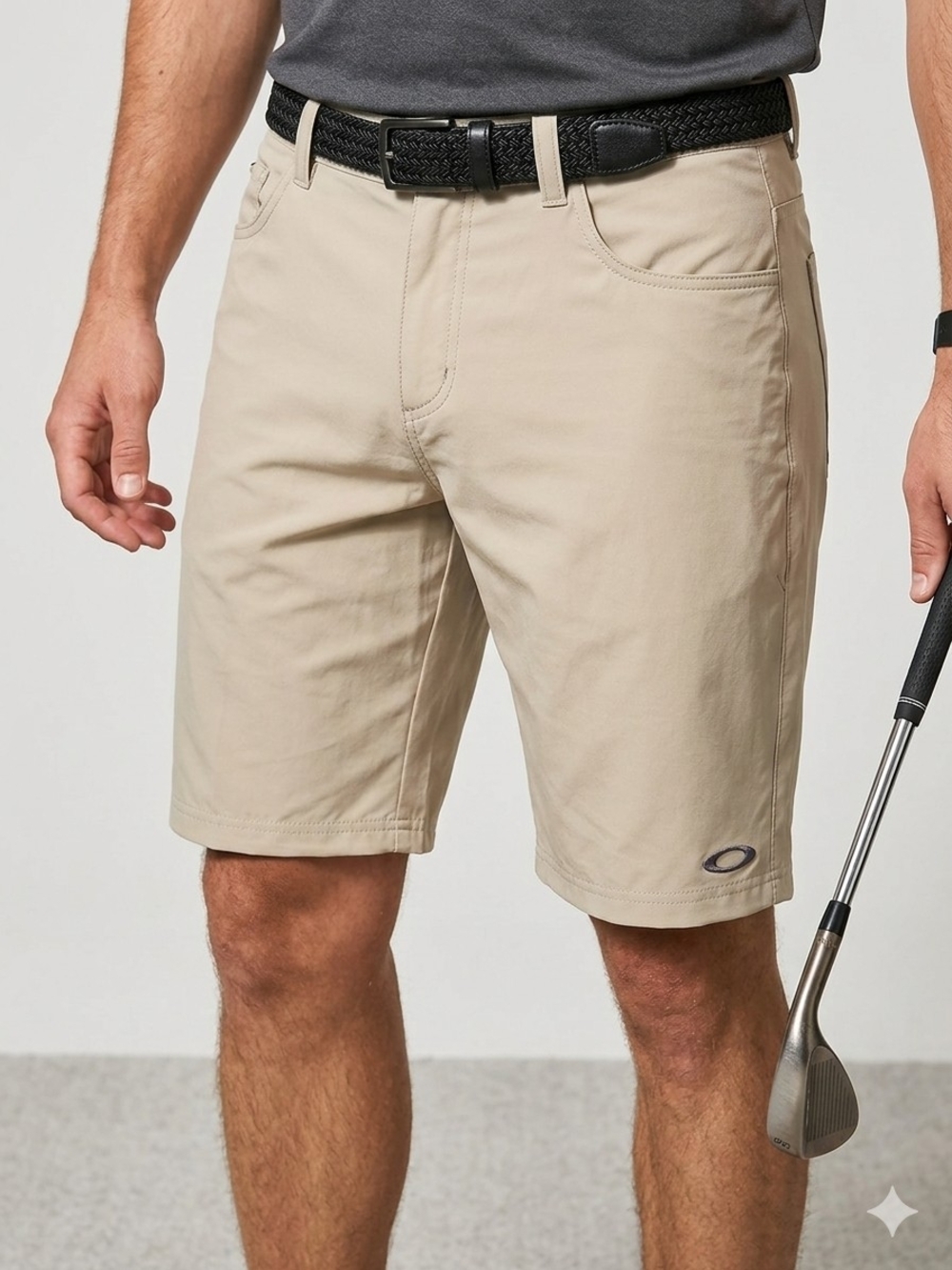 Oakley Men's Khaki Performance Golf Shorts